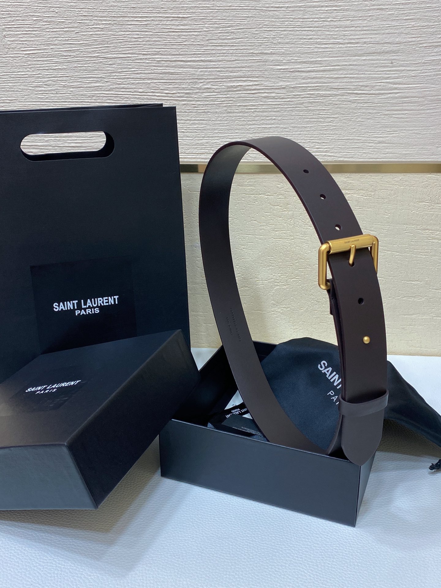 YSL 3.5cm 벨트